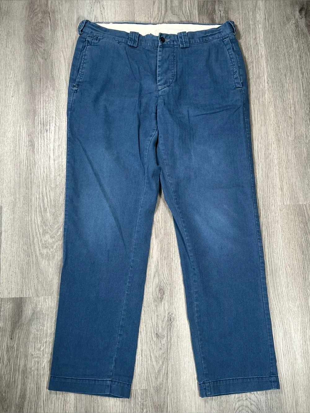 Polo Ralph Lauren LTD Military Crew Officer Trousers Mens 34x29 Blue ButtonFly